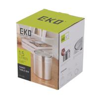 EKO tafelafvalbak fandy 1.5l - zilver