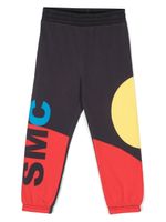 Stella McCartney Kids pantalon de jogging à logo imprimé - Noir