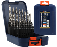 Rotec Spiraalborenset | 104 - STEP-X | DIN 338 | 19-dlg | ø1-10 ABS - 900.0070