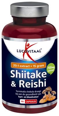 Lucovitaal Voedingssupplementen Capsules Shiitake & Reishi 90Cap