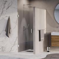 Brauer Void - Nisdeur - Helder Glas - 80 x 200 cm - Omkeerbaar - incl. Glascoating - Chroom