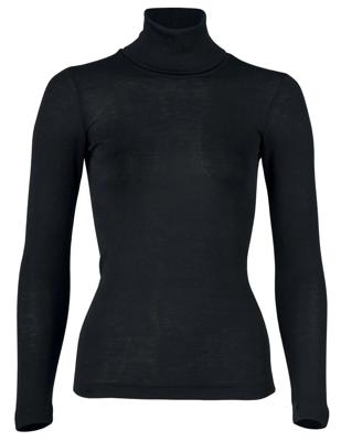 Dames Coltrui Zijde Wol Engel Natur Kleur Zwart Maat 42/44 - Large