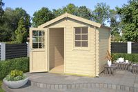 Outdoor Life Wels Blokhut 230x230 cm 28 mm vuren blank- Zadeldak- Onbehandeld vurenhout- Outdoor Life Outdoor Life Wels Blokhut 230x230 cm 28 mm vuren blank- Zadeldak- Onbehandeld vurenhout- Outdoor Life