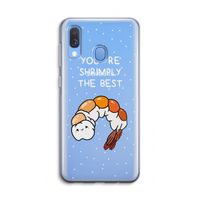 You're Shrimply The Best: Samsung Galaxy A40 Transparant Hoesje