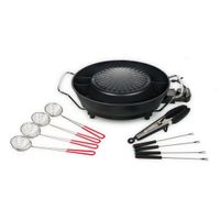 Tristar Elektrische Hotpot PZ-9131 – Chinese Fondue – Korean BBQ en Grillplaat – Inclusief gratis accessoires - thumbnail