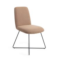 Jesper Home Eetkamerstoel 'Taiwa' Cross Black, kleur Whisper Wheat