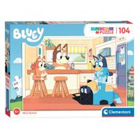 Clementoni legpuzzel - bluey in de keuken, 104st.