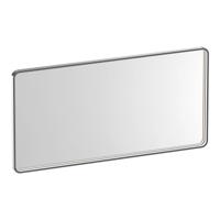 Brauer Sapphire Spiegel - Rechthoekig met Afgeronde Hoeken - 120 cm - met RVS-Kleurig Frame - met Directe LED-Verlichting - Dimbaar en met Kleurfunctie - met Afstandsbediening