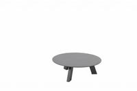 4SO Cosmic salontafel met hpl tafelblad slate antraciet 78 cm rond en 25 cm hoog