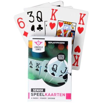 Speelkaarten Senior Extra grote tekens - Kaartspel