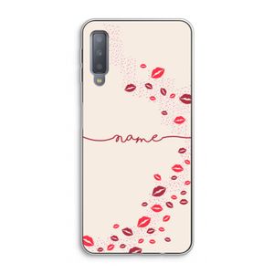 Kusjes: Samsung Galaxy A7 (2018) Transparant Hoesje