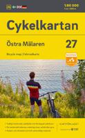 Fietskaart 27 Cykelkartan Östra Mälaren east | Norstedts - thumbnail