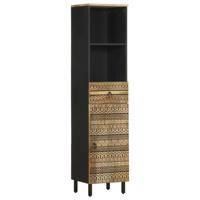 Badkamerkast 38x33,5x160 cm massief mangohout Badkamerkast 38x33,5x160 cm massief mangohout