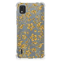 Nokia C2 2nd Edition Case Gouden Bloemen