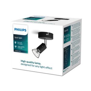 Philips Zwarte wandspot Limbali 46521300
