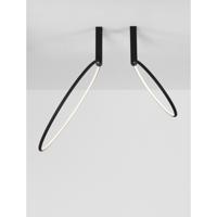 Lyora Design plafondlampGarve zwart Ø 40cm en Ø 60cm - 9085245