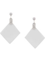 Jacquemus boucles d'oreilles à fermoir clip - Blanc - thumbnail