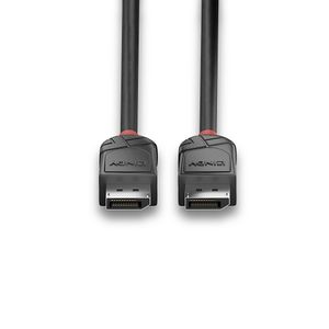 LINDY 36492 DisplayPort-kabel DisplayPort Aansluitkabel DisplayPort-stekker, DisplayPort-stekker 2.00 m Zwart