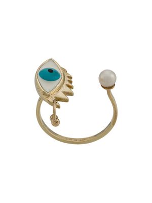 Delfina Delettrez bague Eye Piercing en or 9ct Delfina Delettrez bague Eye Piercing en or 9ct
