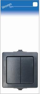 Kopp SWD opbouw schakelaar serie antraciet - 6628270