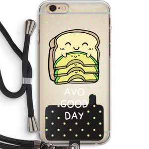 Avo Good Day: iPhone 6 PLUS / 6S PLUS Transparant Hoesje met koord