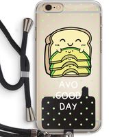 Avo Good Day: iPhone 6 PLUS / 6S PLUS Transparant Hoesje met koord