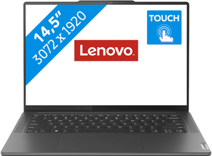 Lenovo Yoga Pro 9 Laptop 36,8 cm (14.5") Touchscreen 3K Intel® Core™ i9 i9-13905H 64 GB LPDDR5x-SDRAM 1 TB SSD NVIDIA GeForce RTX 4070 Wi-Fi 6E (802.11ax) Windows 11 Home Grijs
