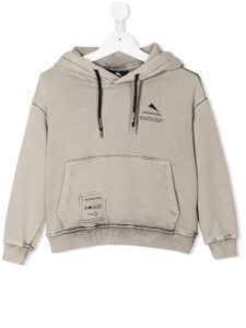 Mauna Kea hoodie à logo imprimé - Marron