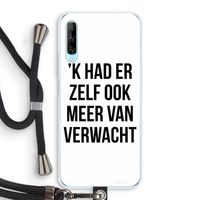 Meer verwacht: Huawei P Smart Pro Transparant Hoesje met koord