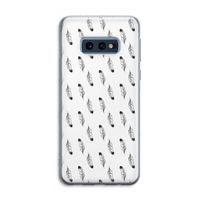 Pluimen: Samsung Galaxy S10e Transparant Hoesje