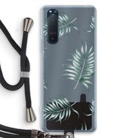 Simple leaves: Sony Xperia 5 II Transparant Hoesje met koord