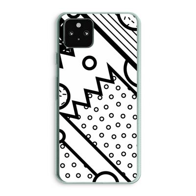 Pop Art #4: Google Pixel 5a 5G Transparant Hoesje
