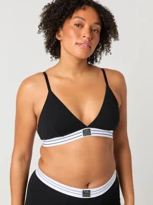 Katoenen triangle BH - katoenen Dames bralette zonder vulling - Niet voorgevormd