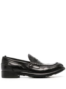 Officine Creative mocassins en cuir à entaille penny - Noir