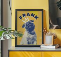 Aangepaste pop-art andere dieren poster