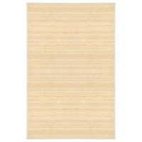 VidaXL Tapijt 100x160 cm bamboe naturel