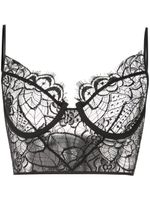 Kiki de Montparnasse soutien-gorge Coquette en dentelle - Noir