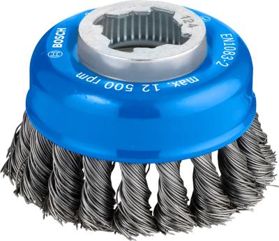 Bosch Accessoires X-LOCK Komstaalborstel gegolfde draad 75mm Staal 0.5mm - 1 stuk(s) - 2608620727