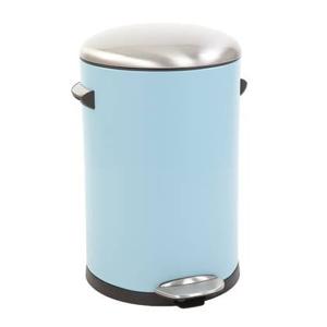 EKO - Europe Belle Deluxe Bin 12L VB 9217 Rond Roestvrijstaal Blauw