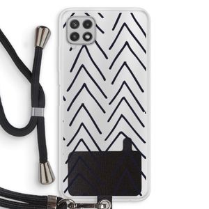 Marrakech Arrows: Samsung Galaxy A22 4G Transparant Hoesje met koord