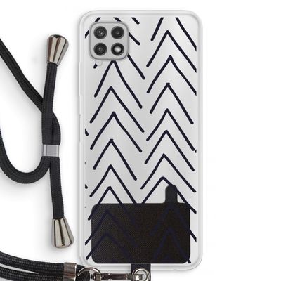Marrakech Arrows: Samsung Galaxy A22 4G Transparant Hoesje met koord