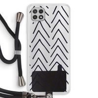Marrakech Arrows: Samsung Galaxy A22 4G Transparant Hoesje met koord