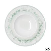 Pastabord Bidasoa Kai Hydrozero Wit Keramisch Ø 26 cm (6 Stuks)
