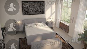 Opberg boxspring 180 x 210 cm- stofkleur 7030