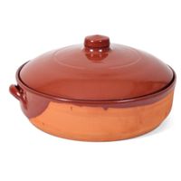 Stenen ovenschaal/braadpan met deksel Salamanca 28 cm