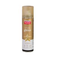 Glitterspray/decoratie spray - goud - 100 ml - thumbnail