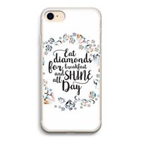 Diamonds: iPhone 7 Transparant Hoesje
