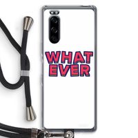 Whatever: Sony Xperia 5 Transparant Hoesje met koord