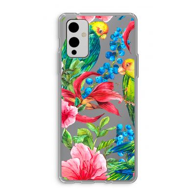 Papegaaien: OnePlus 9 Transparant Hoesje