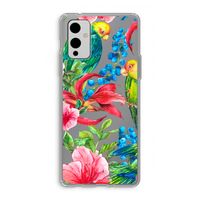 Papegaaien: OnePlus 9 Transparant Hoesje